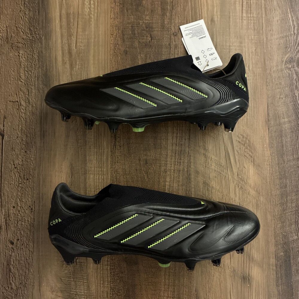 Adidas Copa Pure 3 Elite Laceless FG Men Size 8.5 Black Soccer Cleats JS0652